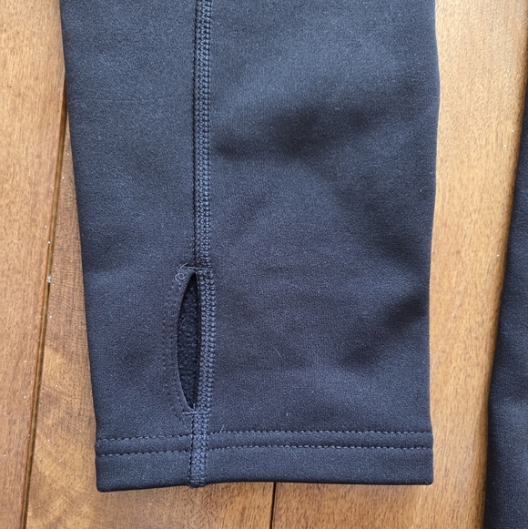 The North Face Men's Black Quarter-Zip Mock Neck Running Pullover Size L - Picture 3 of 10